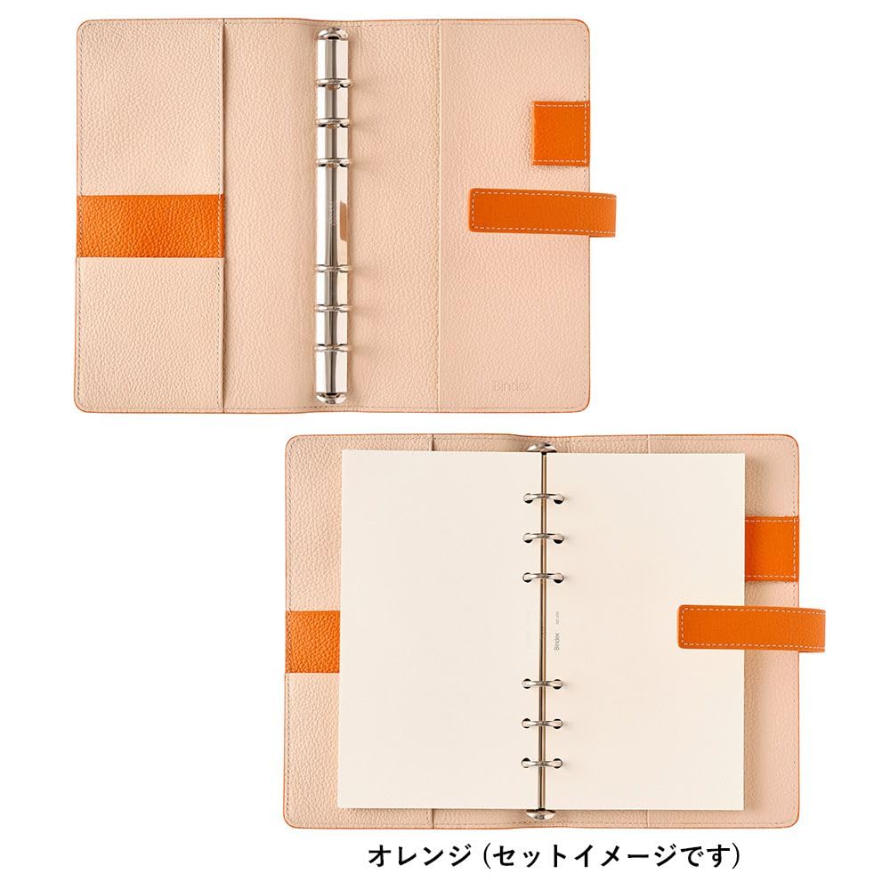 Efficiency Bindex System Notebook NOLTY Unit B15 Bible 6 Holes Orange BB0013