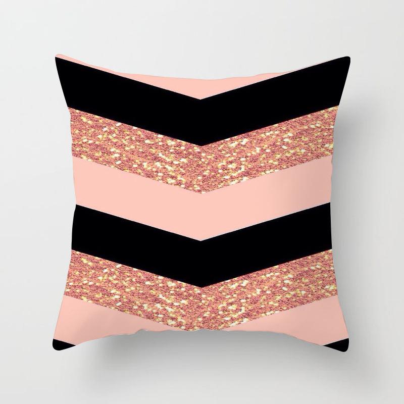 

Новая розовая мраморная ультракороткая бархатная наволочка для подушки, чехол для подушки для дома, дивана, автомобиля, можно выбрать с вашим собственным рисунком 45cmX45cm without pillow core