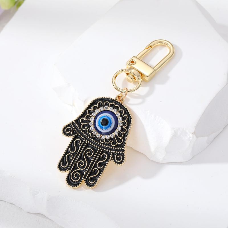 Turkish Blue Evil Eye Keychain Blessed Lucky Key Holder Keyring Amulet For Bag Accessory Gift Jewelry Keychain