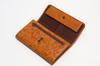 Hasegawa Women's Cat Print Long Wallet with Snap Buttons, Coin Purse, and Billfold, by Shuhei Nomura, Yellow