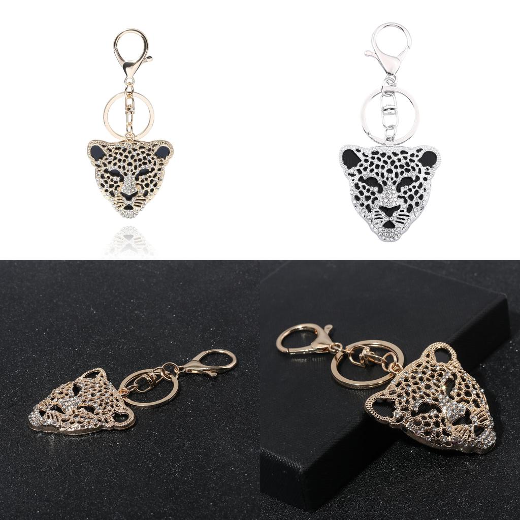 Fashion Leopard Keychain With Zinc Alloy Material For Gifts And Party Decor