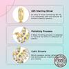 Copper Colored Zircon Golden Hummingbird Pendants Charms Fits Genuine Charms Bracelet Women DoItYourself Jewellery Gifts