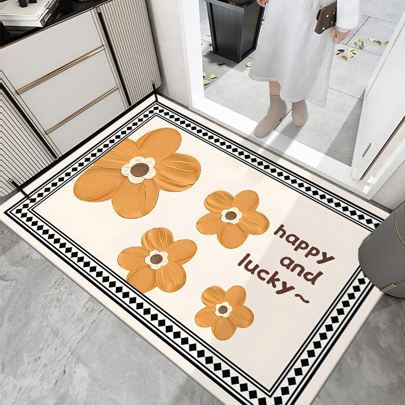 Diatom mud bathroom floor mat, water absorption door, toilet, kitchen king size floor mat, non-slip bathroom, bath mat