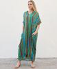 Summer Plus Size Loose Fit Vacation V-Neck Short Sleeve Maxi Dress Women Beach