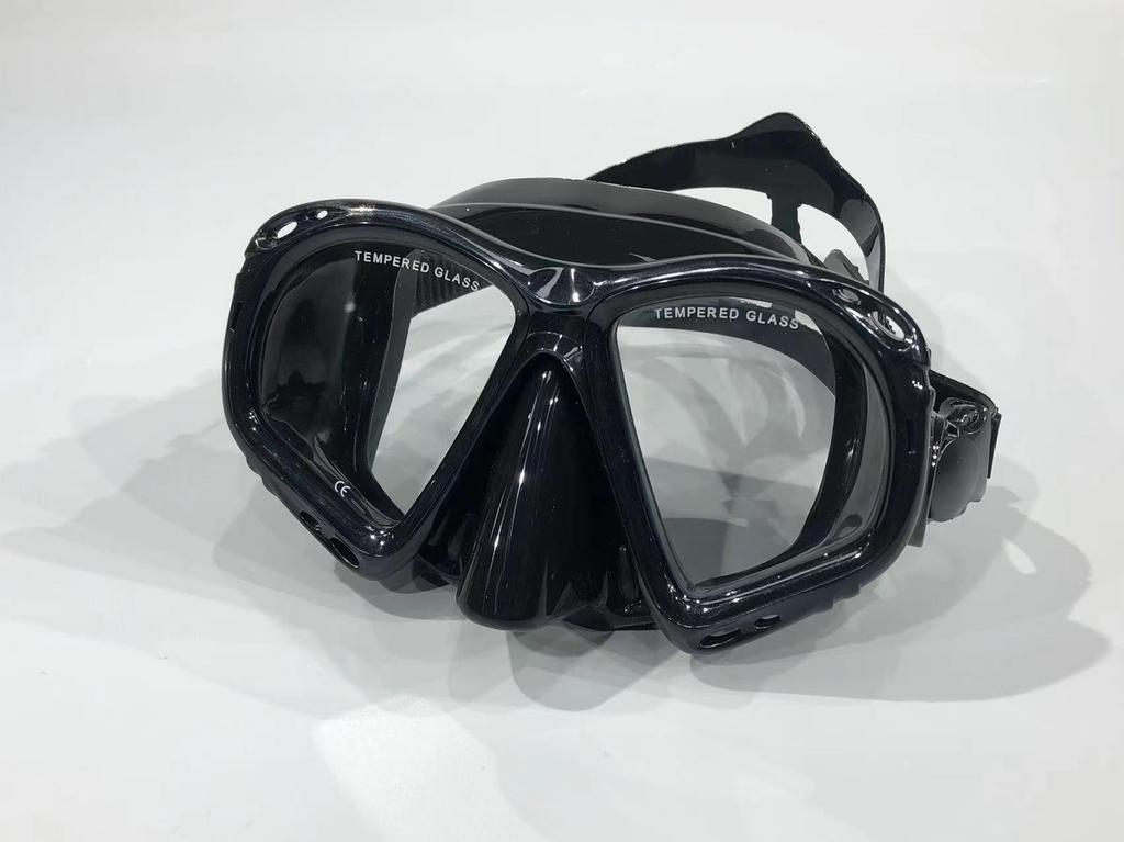 High-Definition Transparent Silicone-Free Diving Mask with Ultra-Wide Field of View