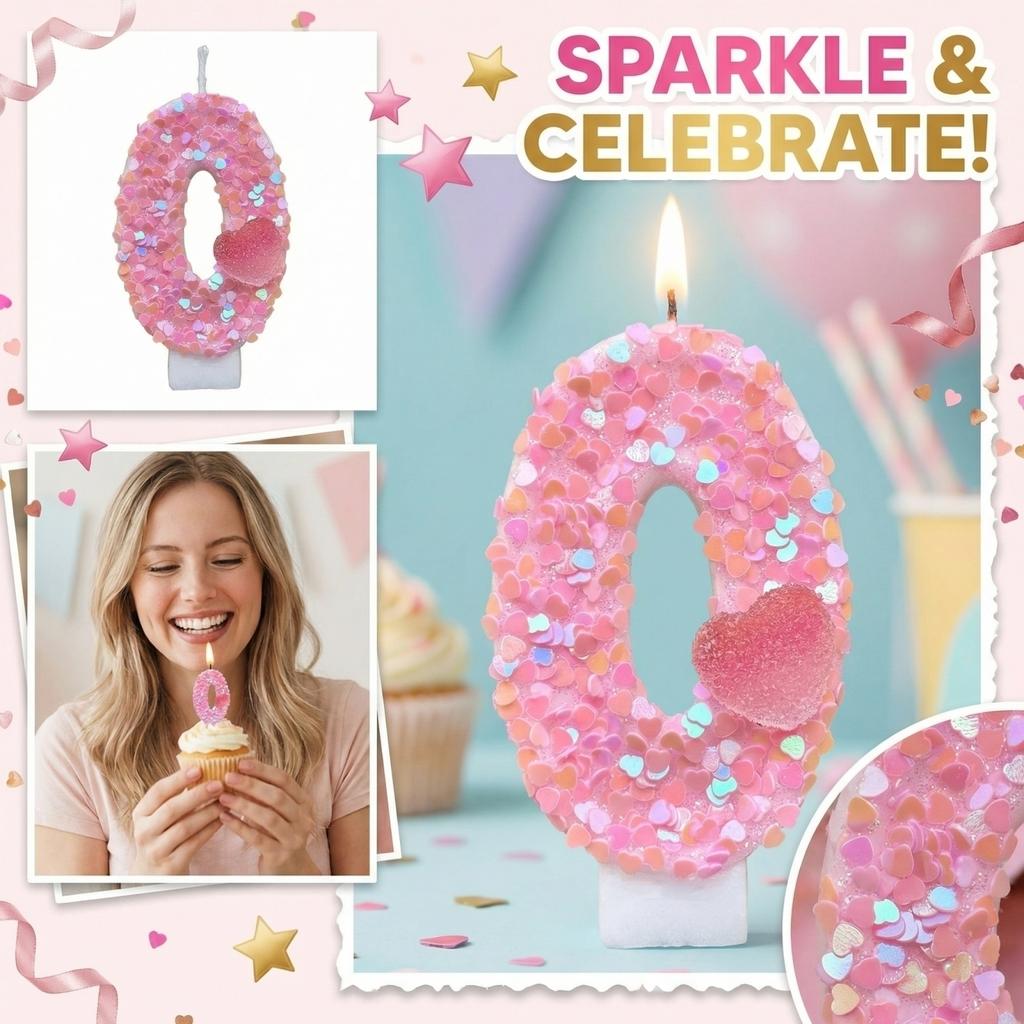 Fashion Cartoon Creative Birthday Candles Party Digital Candles