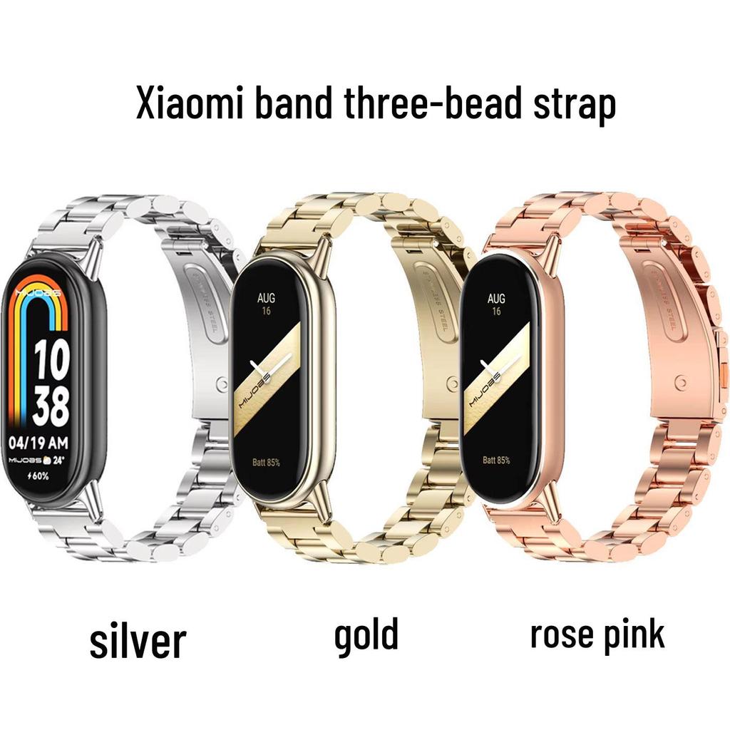 Xiaomi Band 8/9 Pro Mailänder Edelstahl-Armband