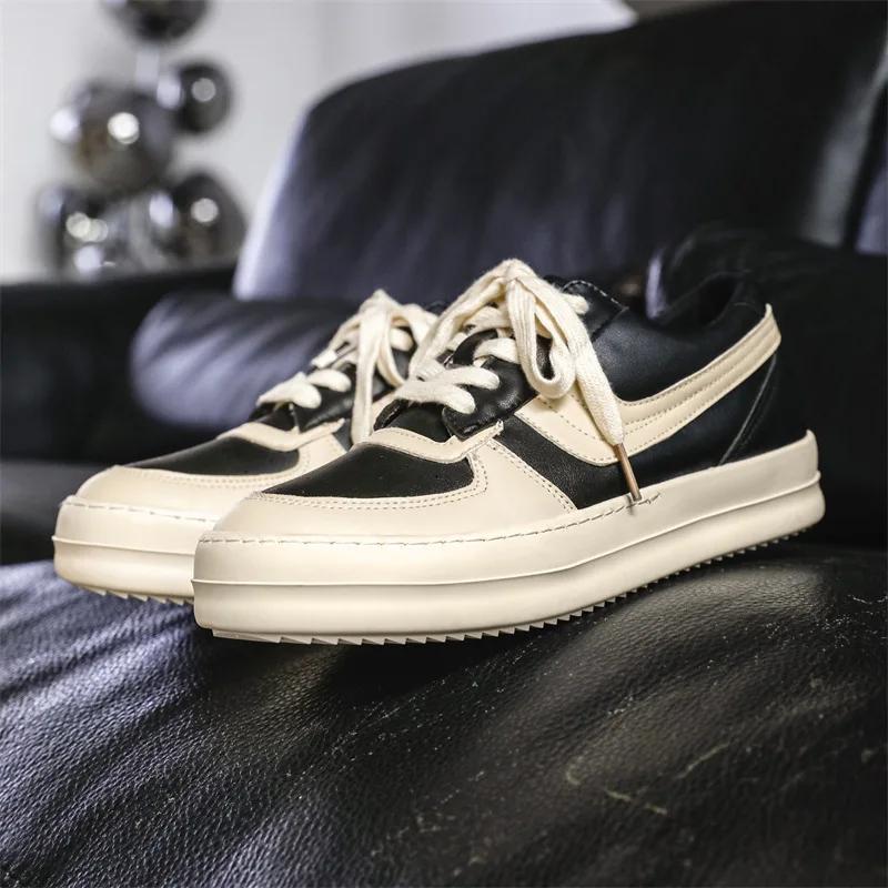 

Мода 2025 Новые мужские черно-белые премиальные кроссовки Толстая подошва Износостойкие Уличные беговые кроссовки Модный тренд Повседневная обувь 44 чёрный