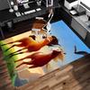 1pc Spirit Stallion of the Cimarron Print Area Rug - Soft, Washable Non-Slip Indoor Mat for Office Chairs, Living Room, Home Office Decorative Rug