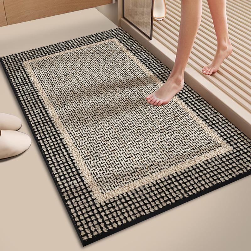 Tapete de Chão para Banheiro Absorvente e Antiderrapante Tapete de Porta Acessórios para Casa