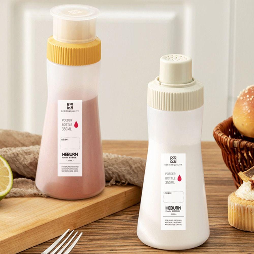 350ML Seasoning Bottle Storage Bottle BBQ Powder Bottle Portable Pepper Spice Jar