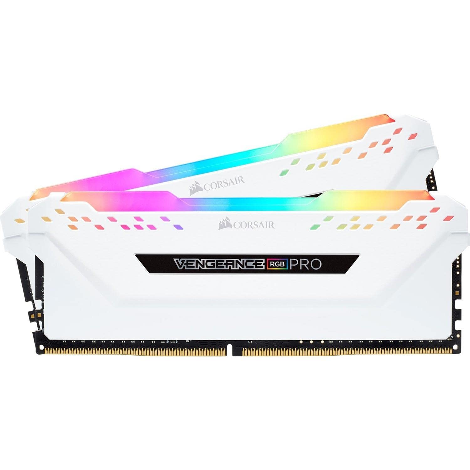 

CORSAIR Corsair Desktop PC Memory VENGANCE RGB Series 32GB x White CMW32GX4M2E3200C16W DDR4-3200MHz [16GB 2] білий