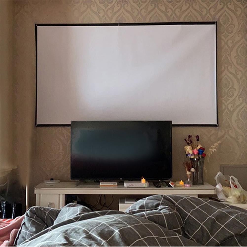 Projector Screen Portable Foldable Projection Screen for Home Theater Camping Indoor Outdoor Projector Movies Screen