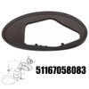 Auto Außenspiegel Dichtung links für BMW für Mini R50 R52 R53 2002-2008 51167058083 Auto ABS Schwarz Außenteile Außenspiegel Dichtung
