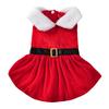 Cute Pet Dresses For Christmas Cosplay Dog Princess Skirt For Small Medium Dogs Cats Kitten Soft Cozy Pets Dresses Kitty Costume
