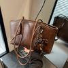 Tote bag new autumn and winter fashion women's bag commuter bag retro fashion underarm bag shoulder bag luggage