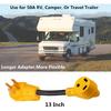 50 Amp To 30 Amp RV Adapter, Heavy Duty, Durable And Safer Plug With An Easier Grip