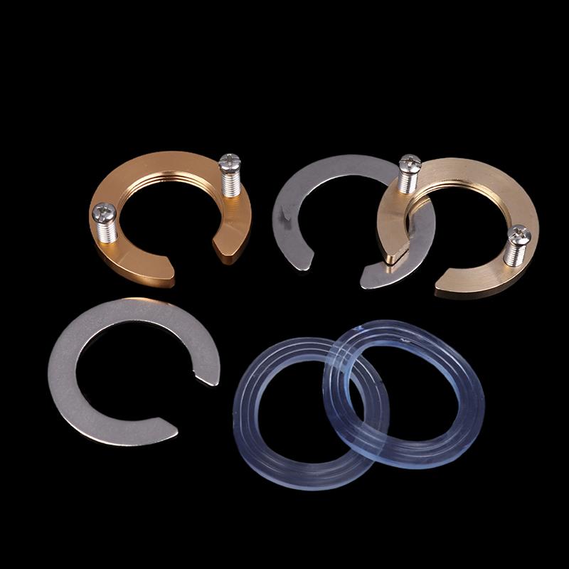 1/3 Sets Kitchen Wash Basin Tools C Type Faucet Anti-Loosing Nut Cap Tap Faucet Fixing Fitting Kit Fastening Circlip Washer Part