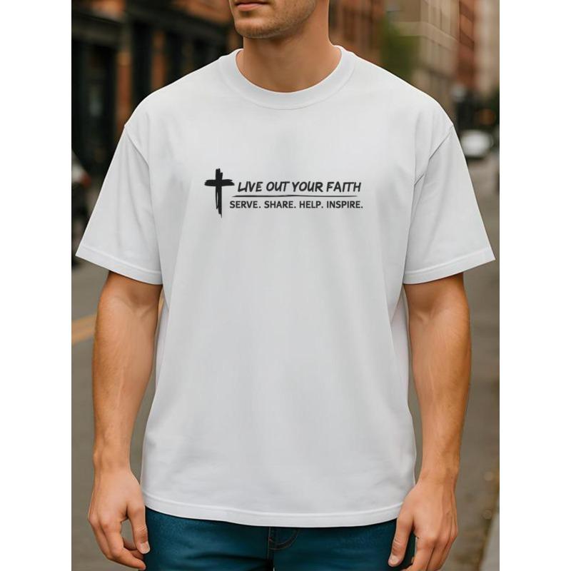 Evropské velikosti, Téma víry, Ležérní tričko s krátkým rukávem