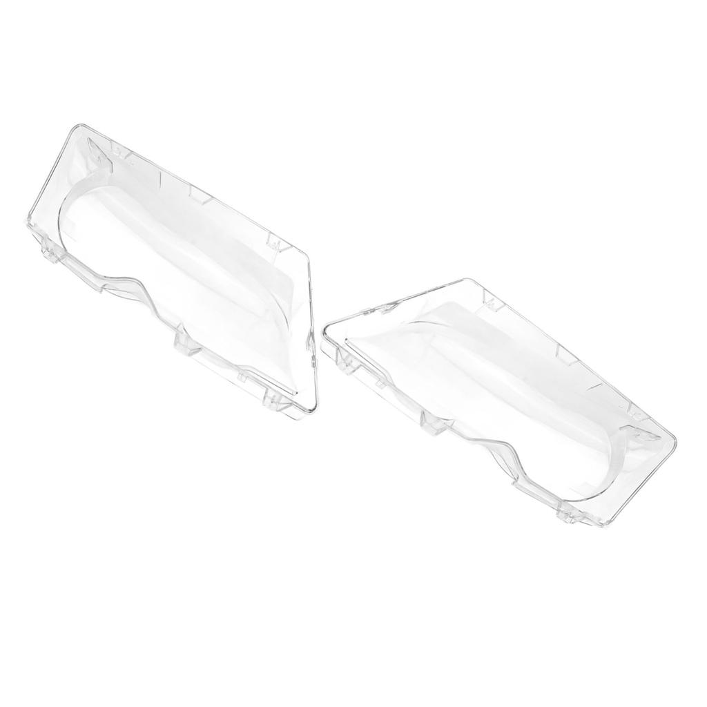 1 par klara strålkastarglasöverdrag Bil Vänster Höger ABS Strålkastare Klart Glasöverdragsskal för E46 2-dörrars 1999 till 2003