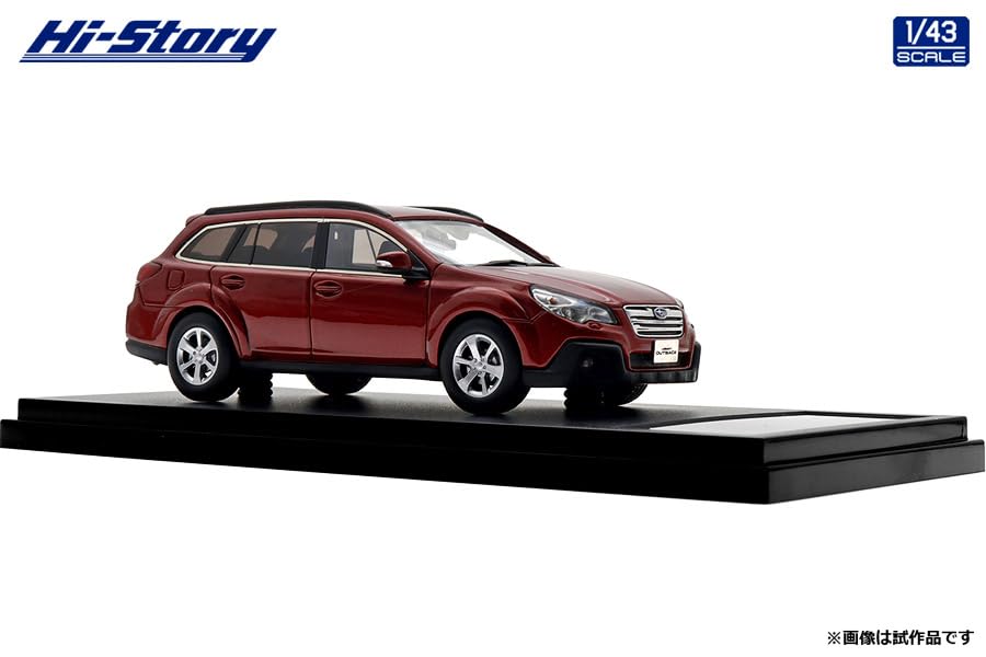INTERALLIED Hi Story Scale Subaru Legacy Outback EyeSight Venetian Red Pearl Fertigmodell HS512RE 1/43 2.5i (2012)
