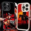 Phone Case for iPhone 17 Air 16E 15 16 Pro Max Red Dead R-Redemption Cover 14 Plus 13 12 Mini Soft Shell Silicone Fundas