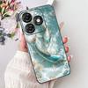 Dragon Koi Fish Landscape Phone Case For Itel A70 A60 A60s Cover Soft TPU Cartoon Bumper On Itel A27 A25 A35 A48 Shockproof Etui