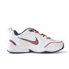 Nike Air Monarch 4 Slip Resistant Abrasion Resistant Low Top Chunky Sneakers Unisex White Red 415445-102(Team354-)