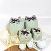 Compact Travel Tea Set with Bag: One Pot, Four Cups - Durable Cotton Linen