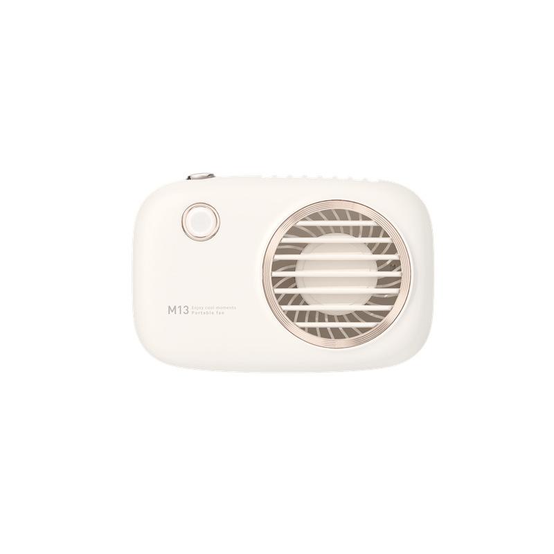 Mini Neck Fan Portable Bladeless Fan USB Rechargeable Leafless Hanging Fans Air Cooler Cooling Wearable Neckband Fans