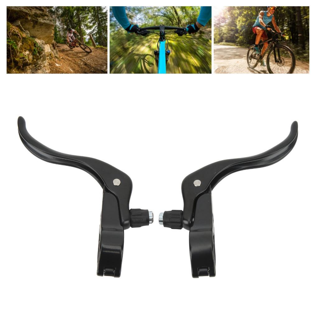 1 Pair Aluminum Alloy Bike Brake Lever 22.2/31.8mm Diameter Bike Brake Level Handles Stable Braking