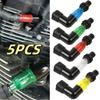 1/5PCS Universal Motorcycle Flash Spark Plug Cap Elbow Motorbike Ignition Spark Plug High Pressure Cover Moto Modification Part