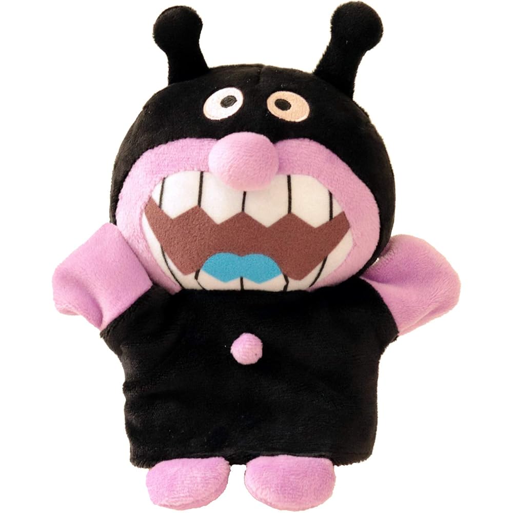 Yoshitoku Hand Puppet S Baikinman Soft Toy for Kids 30 cm