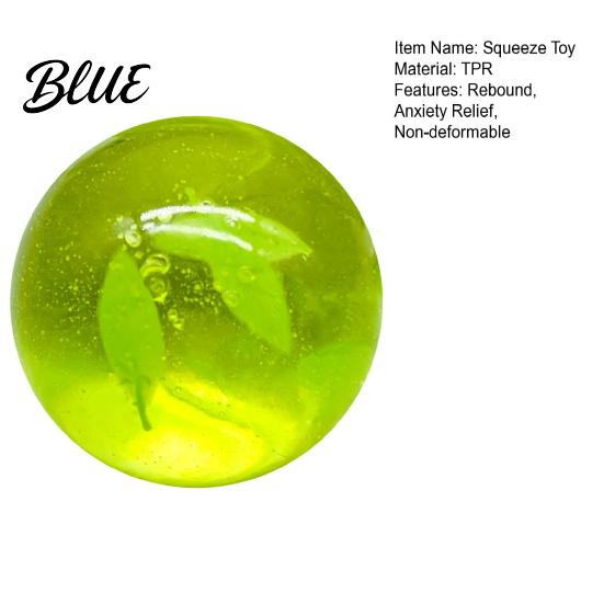 Soft Pinch Toy Large Squeeze Simulated Tea Balls Slow Rebound Plastic Stress Anxiety Relief Ball Decompressing Portable