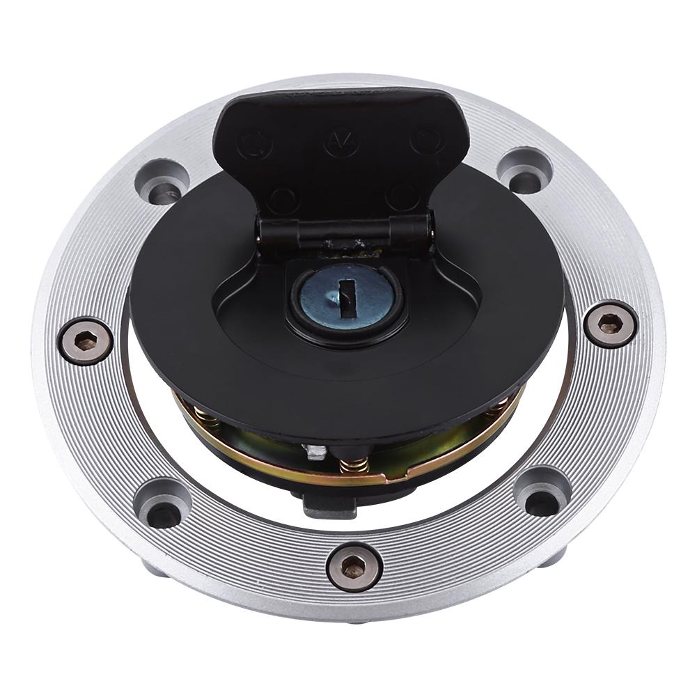 Aluminum Gas Fuel Tank Cap Cover With 2 Keys For SUZUKI GSXR 600 750 for Hayabusa GSXR1300