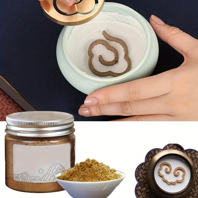 20G Přírodní Santalové Dřevo Práškové Kadidlo Prášek Kadidlo Věž Kadidlo Pečeť Vyrobeno Ručně Vůně Kadidla Buddha Kadidlo