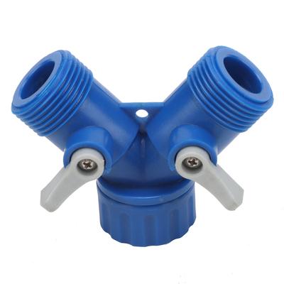 Raccordo Distributore a Y a 2 Vie per Tubo Acqua da Giardino ABS G3/4" (1Pcs)