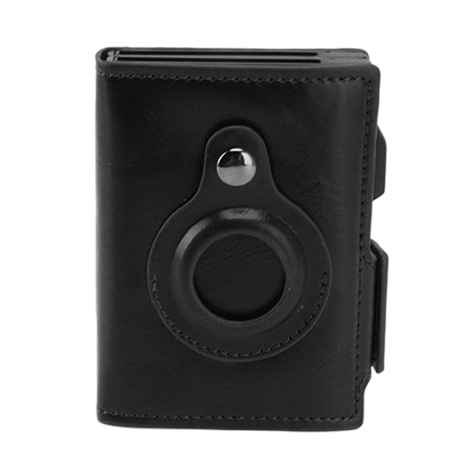 

Многофункциональный зажим для кошелька для IOS Locator Safe, маленький мужской зажим для банковских карт, купюр, паспорта чёрный