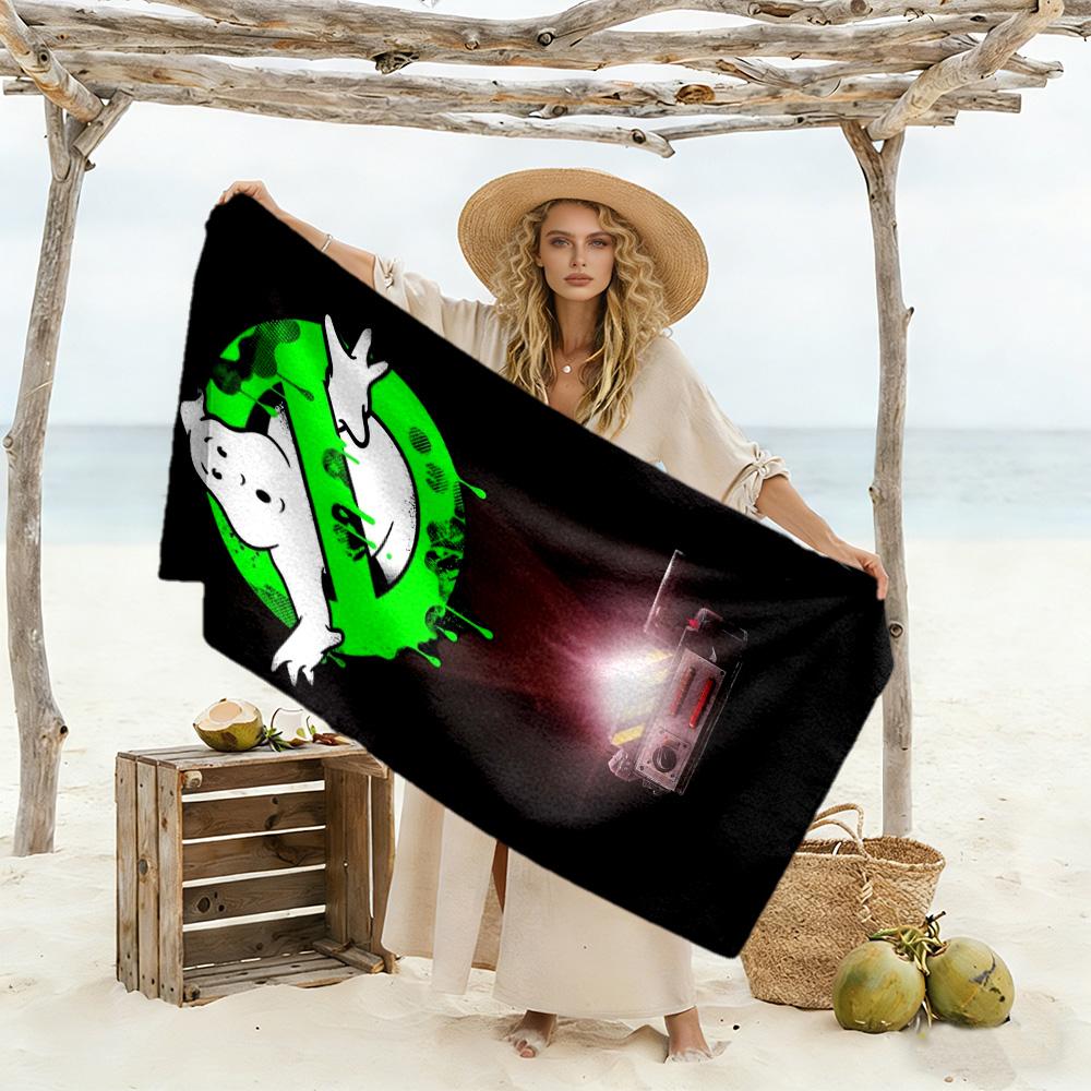 Ghostbusters Beach Towel Soft Durable Quick-Dry Comfortable Lightweight