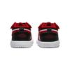 Air Jordan 1 Low TD Reverse Black Toe Buty dla niemowląt Czerwono-białe Gym-Red CI3436-163