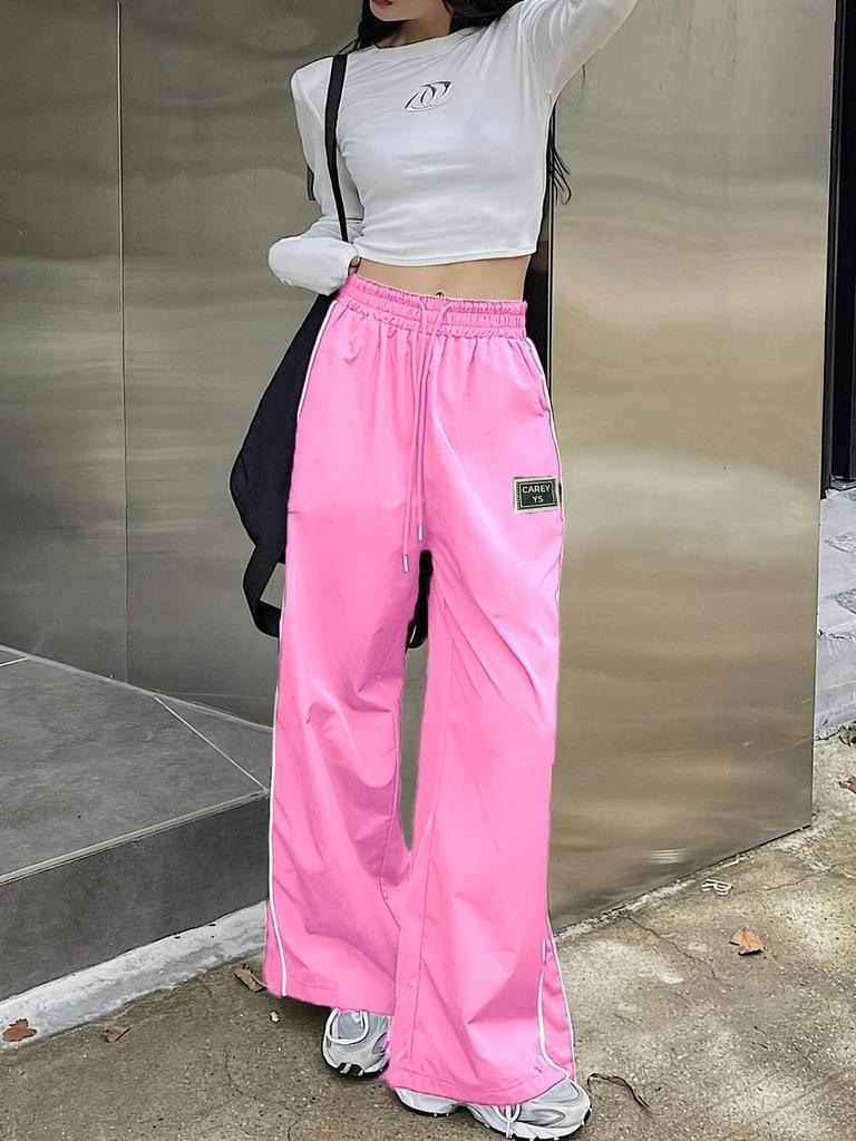 Vintage Worn Denim Design Casual Pants Women Spring New Style Sexy Girl BF Lazy Style Floor Length Pants