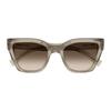 Saint Laurent Solid Lens Butterfly Sunglasses Men Sunglasses Light-Khaki SL641005