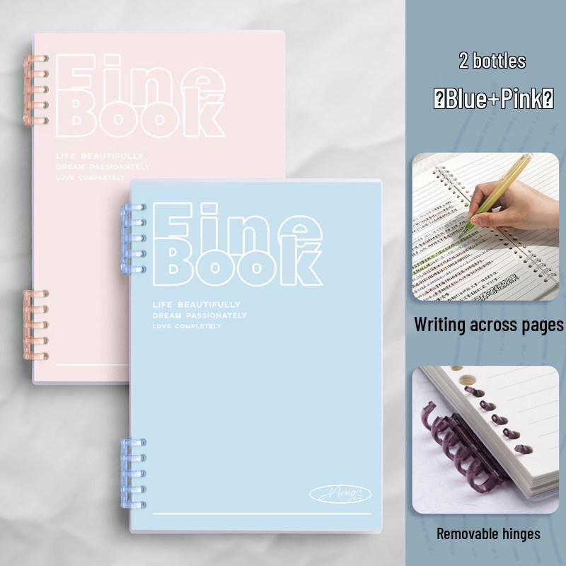 Morandi Farben Notizbuch mit abnehmbarer Spiralbindung - B5, A4, A5 - Schülerfreundlich, Hochwertiges Lochblatt-Design