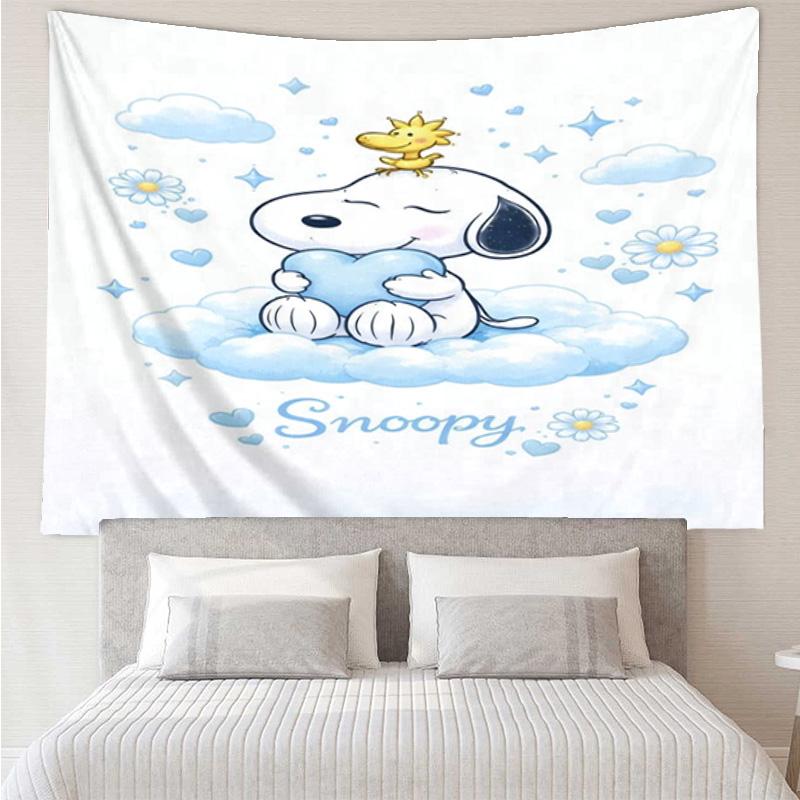 Cute Dog Dreams Under Stars Tapestry Hanging for Bedroom,Livingroom, Playroom,Decor Art Room Wall Tapestry Holiday and Birthday Gifts