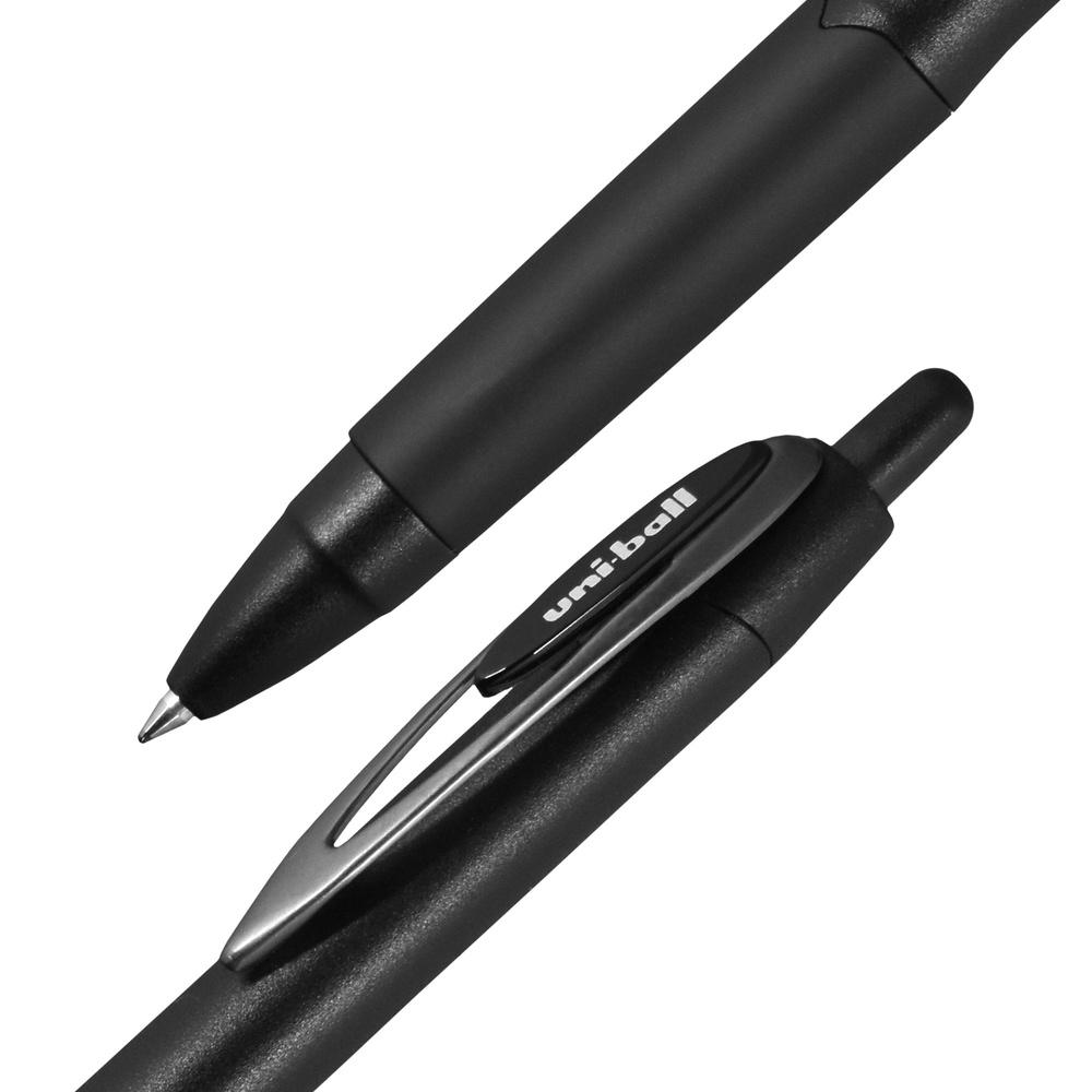 3 Pack Retractable Gel Pens 0.7mm Medium Point Black Ink Smooth Writing Water Fade Resistant School Office Supplies