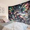 Blue Dragon Holding Stars Tapestry Room Decoration Wall Hanging for Living Room Bedroom, Dormitory, Birthday and Christmas Gifts