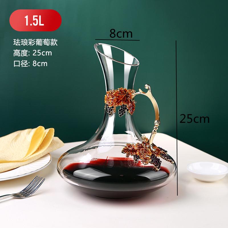 Crystal Glass Pitcher Wine Decanter Wine Dispenser Flagon Glass Wine Bottle Hip Flasks Barware Wine Pot Bar Accessories Gift