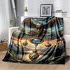 3D Phoenix Printed Blanket Flannel Warm Blankets Soft and Comfortable Blanket Bed Linings Cubre Cama Birthday Gift