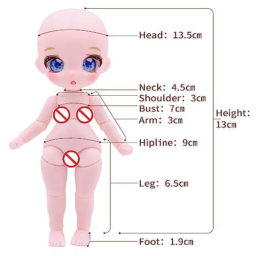 ICY Fortune Days 13cm BJD Puppe - Anime-Stil Puppen-Set, Perfekt für Geschenke, Dekoration, DIY-Übung und Sammlungen, Mädchenpuppe 8+ (Skorpion)
