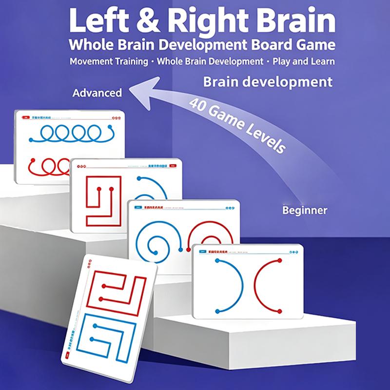 Preschool Hand Brain Coordination Action Training Tool Kids Cognitive Skill Development Game for Full Brain Balance Gift